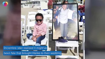 Tom Hanks surprises brides on their wedding day at beach in California