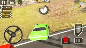 Police Drift Car Driving Simulator - Beach Police Car Funny Driving Games - Android Gameplay