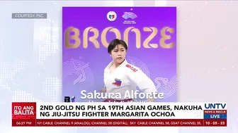 Jiu-jitsu fighter Margarita Ochoa at Karateka Sakura Alforte, wagi ng medalya sa Asian Games