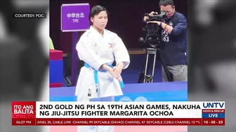 Jiu-jitsu fighter Margarita Ochoa at Karateka Sakura Alforte, wagi ng medalya sa Asian Games