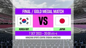 ???? Final Schedule Asian Games 2023 Men's Football - Gold & Bronze Medal Matches