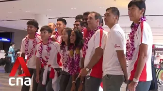 Warm welcome home for Asian Games champion Shanti Pereira