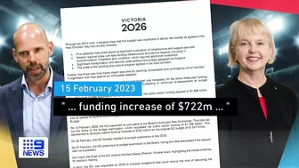 Victoria Premier Jacinta Allan knew Commonwealth Games would blow budget | 9 News Australia