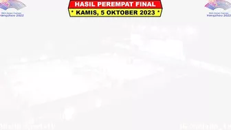 Hasil Lengkap Badminton Asian Games 2023 Hari Ini Babak 8 Besar ~ JORJI Kalah ~ SHI YU QI Menang