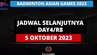 Hasil Badminton Asian Games 2023 Hari ini: Ginting vs Lee Shi Feng | Asian Games Badminton Day4/R8