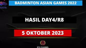 Hasil Badminton Asian Games 2023 Hari ini: Ginting vs Lee Shi Feng | Asian Games Badminton Day4/R8