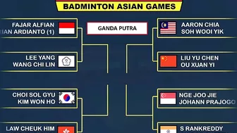 Hasil Lengkap Badminton Asian Games 2023 Hari Ini Babak 8 Besar Sesi 1 ~ FAJRI & LEE ZII JIA Kalah