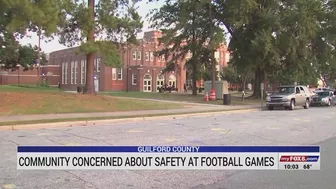 Guilford County community concerned about safety at football games