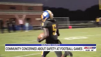 Guilford County community concerned about safety at football games