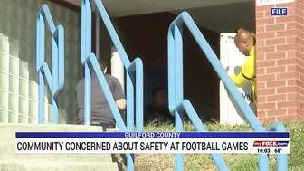 Guilford County community concerned about safety at football games