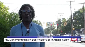 Guilford County community concerned about safety at football games