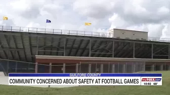 Guilford County community concerned about safety at football games