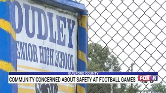 Guilford County community concerned about safety at football games