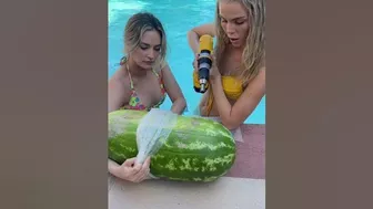 Stretching a Watermelon with plungers- pt 11