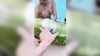 Stretching a Watermelon with plungers- pt 11