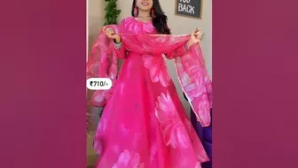 #anarkalikurtaset meesho festive wear haul//meesho anarkali kurta set #meeshohaul #shorts #ytshorts