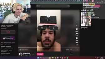 xQc Finds Greekgodx On TikTok