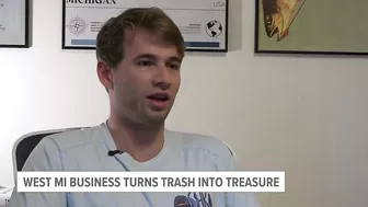 West Michigan sustainable clothing company turns trash into treasure with beach clean-ups