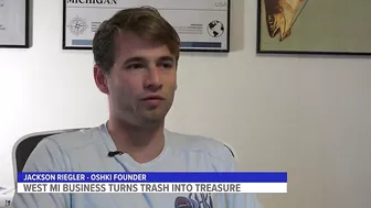 West Michigan sustainable clothing company turns trash into treasure with beach clean-ups