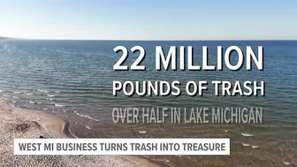 West Michigan sustainable clothing company turns trash into treasure with beach clean-ups