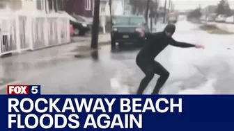 Rockaway Beach floods again