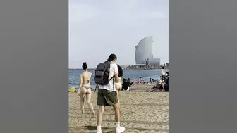 ???????? Fun day at Barcelona beach