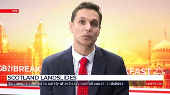 Travel restrictions in place after landslide public safety risk | Scottish flooding