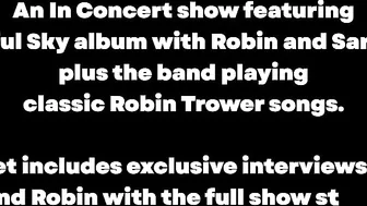 Robin Trower - Joyful Sky In Concert trailer [Official]