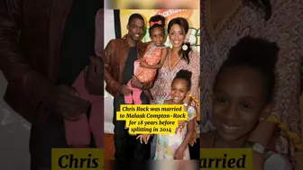 Chris Rock was married to Malaak Compton for 18 years before splitting in 2014 #shorts #celebrity