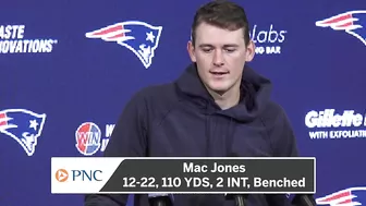 Mac Jones Discusses Being Benched In Back-To-Back Games