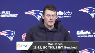 Mac Jones Discusses Being Benched In Back-To-Back Games