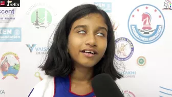 "I Follow The Games of Gukesh"- Siddhi Rao | 1st Runner Up | 36th U-11 Nationals Girls