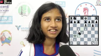 "I Follow The Games of Gukesh"- Siddhi Rao | 1st Runner Up | 36th U-11 Nationals Girls