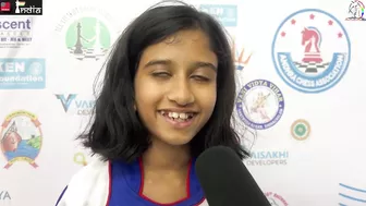 "I Follow The Games of Gukesh"- Siddhi Rao | 1st Runner Up | 36th U-11 Nationals Girls