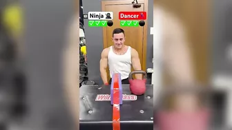 ????️????????NINJA VS DANCER CHALLENGE @RezoHulk #shorts #foryou #challenge #gym