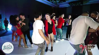 Jovanny & Tayler - Bachata Social Dancing | Latin Beach Fest DR 2022 (Punta Cana)