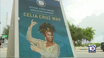 Miami Beach names street after salsa queen Celia Cruz