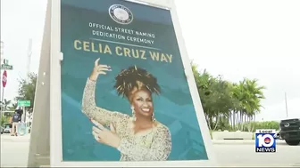 Miami Beach names street after salsa queen Celia Cruz