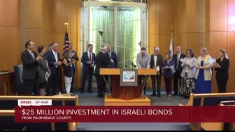 Palm Beach County directs additional $25 million investment in Israel bonds