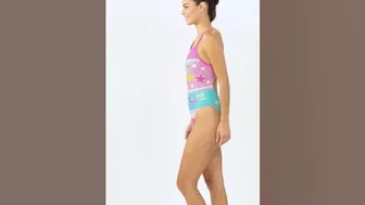 Sporti Granny Sweater Tropical Holiday Thin Strap One Piece Swimsuit | SwimOutlet.com