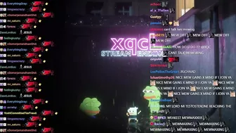 xQc tries to be a Gigachad before ending stream