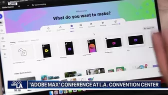 'Adobe Max' conference at LA Convention Center