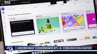 'Adobe Max' conference at LA Convention Center