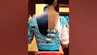 Designer Saree Blouse Designs????#designersaree #blousedesign #neckdesign #shorts #fashionhaul93