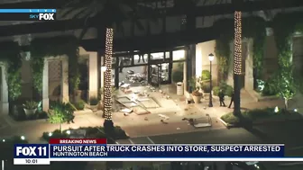 Car crashes into Kohl's in Huntington Beach