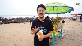 Visakhapatnam Beach Side Sweet Didi Selling Chatpata Kaccha Aam Masala Rs 30 Only l Vizag Food Tour