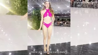 Top Candidates Sizzle in Pink Bikinis at MGI2023 Swimsuit Competition Rematch