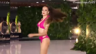 Top Candidates Sizzle in Pink Bikinis at MGI2023 Swimsuit Competition Rematch