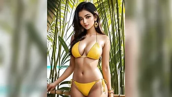 [ 4k Art ] AI ART indian Lookbook Model AI Art video - bikinis