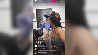 Cardi B Gets Her Tongue Pierced on Instagram Live!